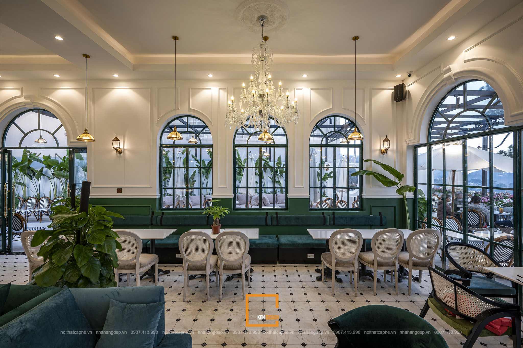 Quán cafe tân cổ điển Morning in Town