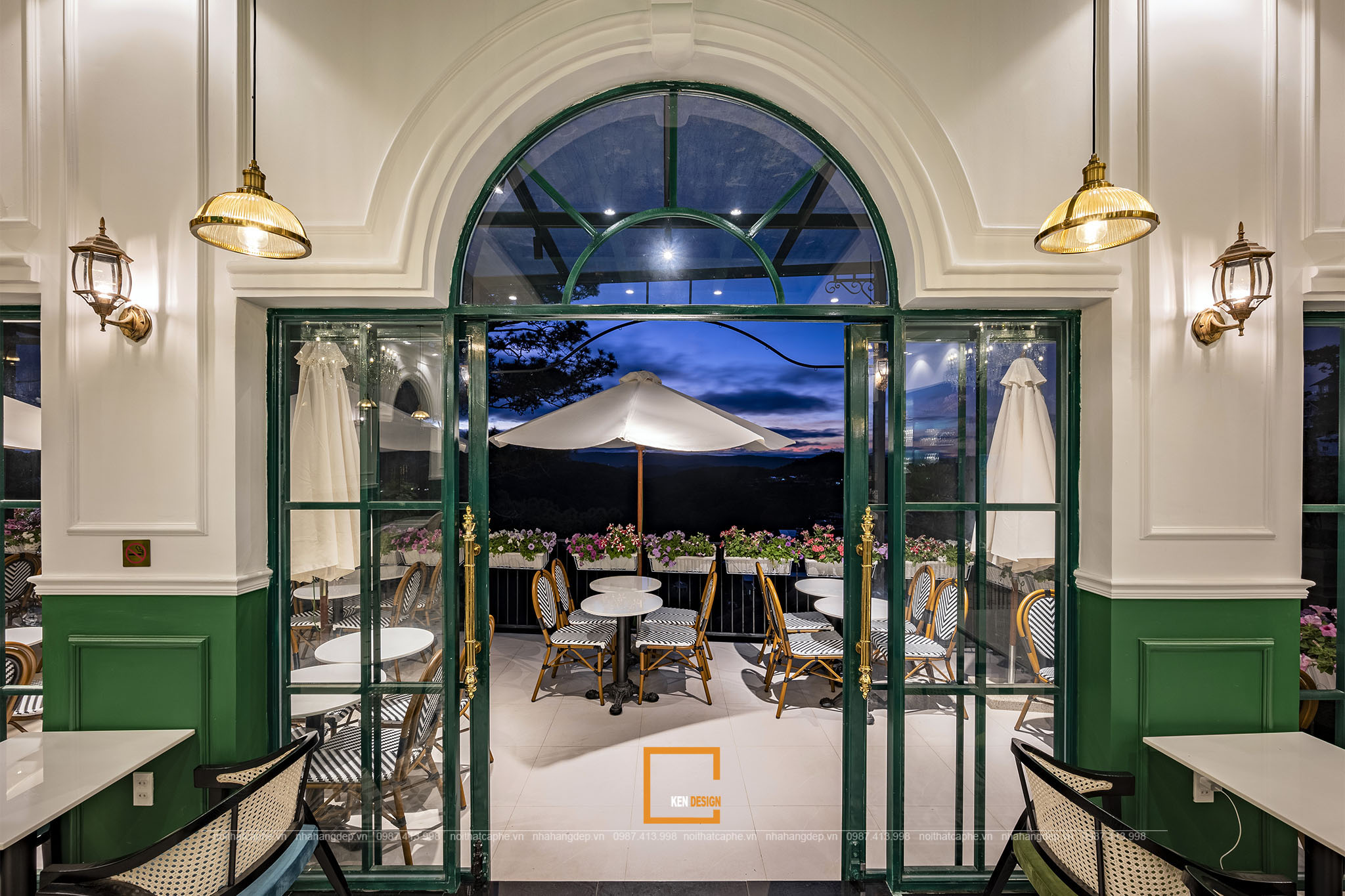 Thiết kế quán cafe phong cách Châu Âu