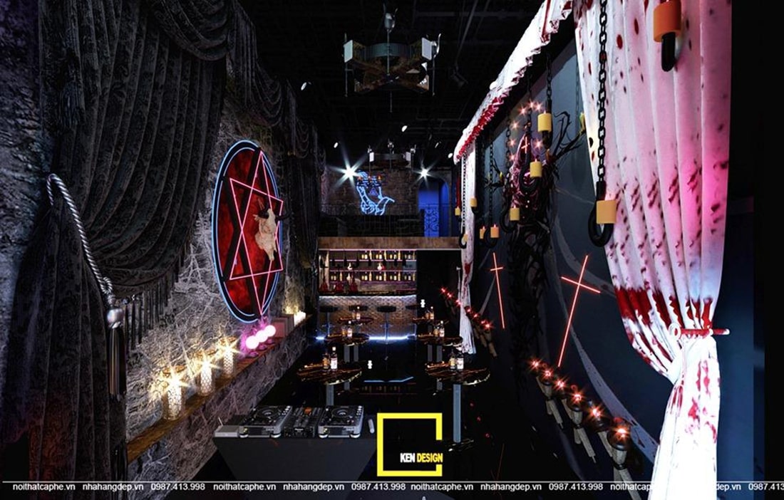 Mẫu thiết kế bar club Sixth Sense