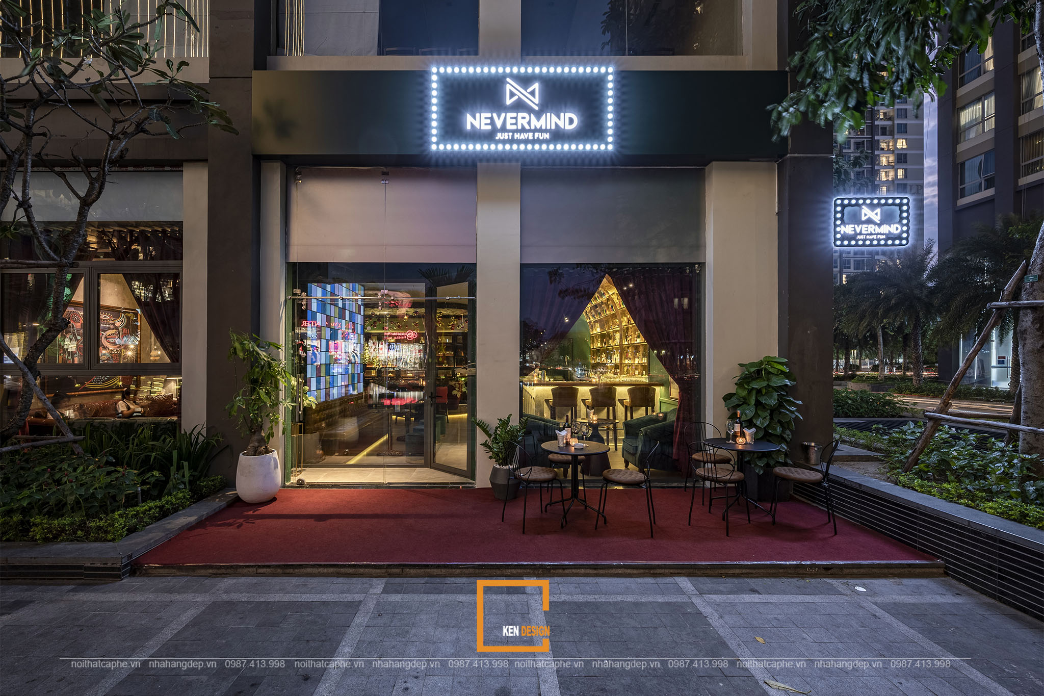 Mẫu thiết kế bar nevermind