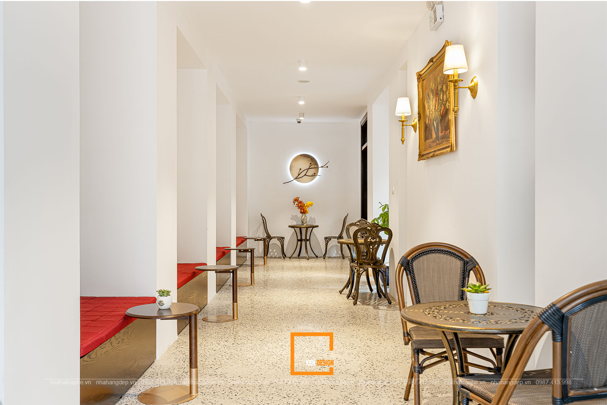 Thiết kế nội thất quán cafe Mộc An