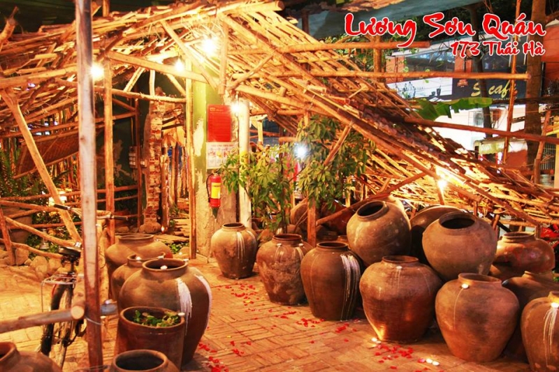 thiết kế nhà hàng Lương Sơn Quán