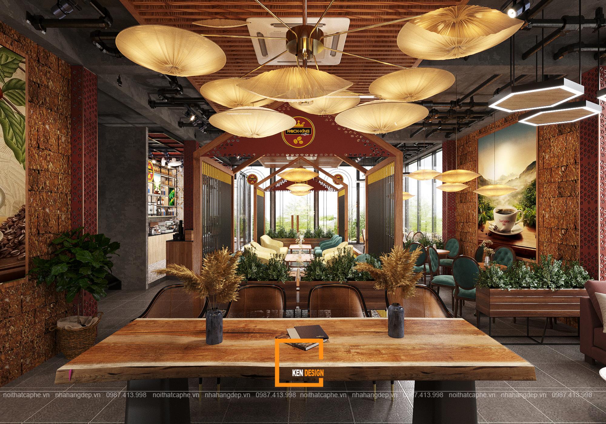 Thiết kế Rock King Coffee Quảng Ninh