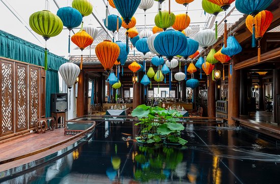 thiết kế quán cafe cá koi