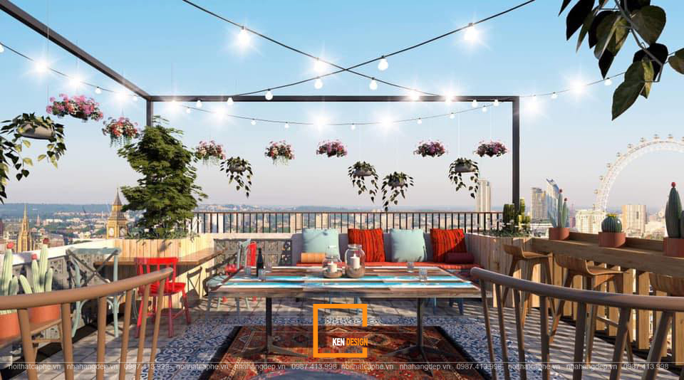 thiết kế quán cafe ven biển
