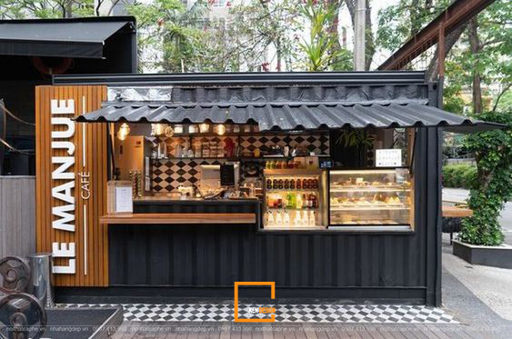 thiết kế quán cafe ven biển