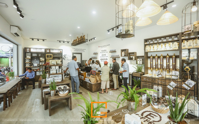 nội thất quán cafe Trung Nguyên E-Coffee