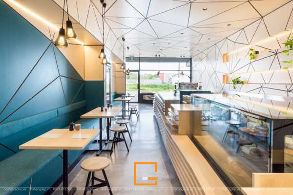 thiết kế nội thất quán cafe nhà ống