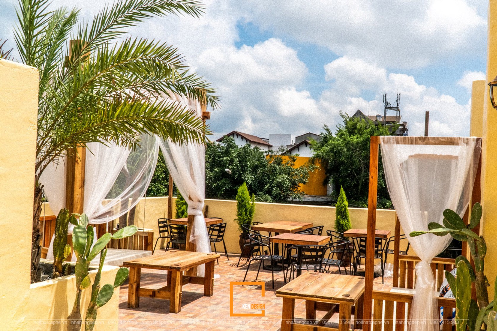  thiết kế quán cafe phong cách Địa Trung Hải
