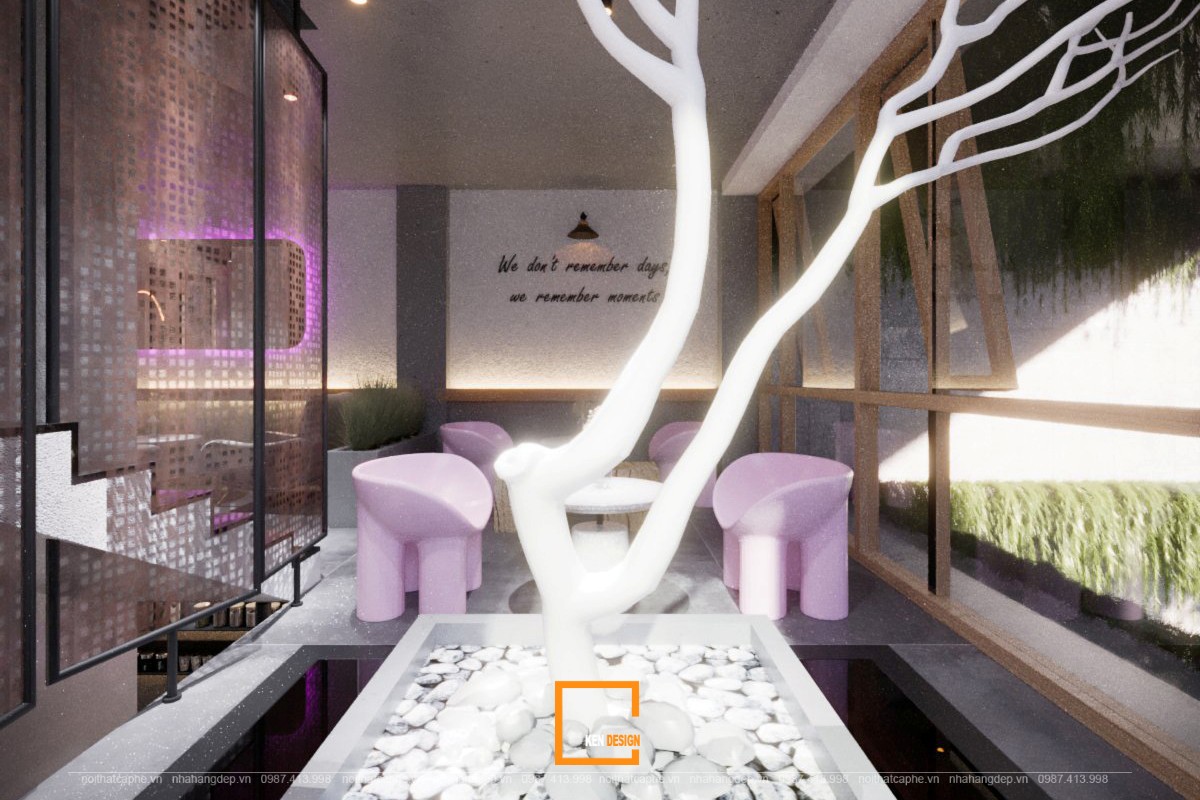 thiết kế nội thất quán cafe Le Petit Moment