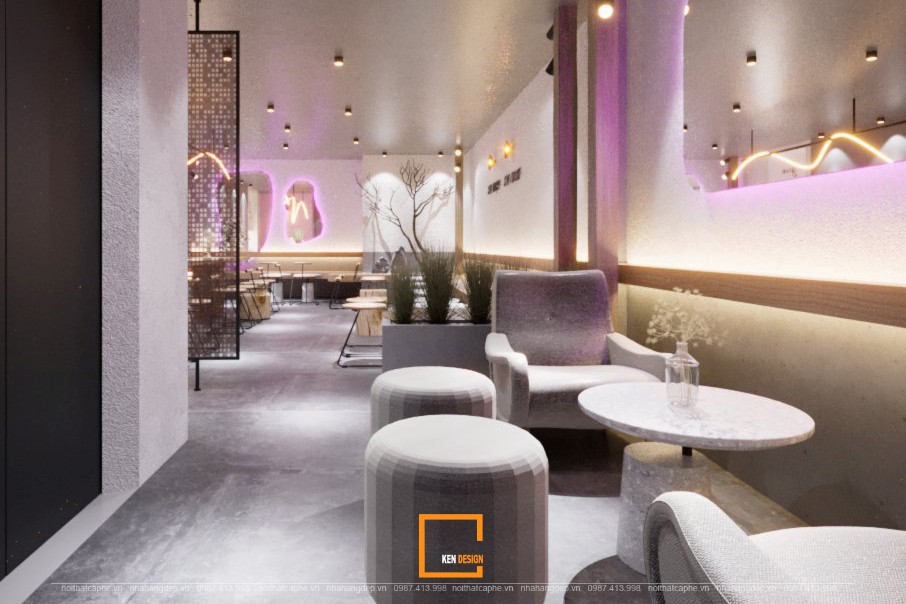 thiết kế nội thất quán cafe Le Petit Moment