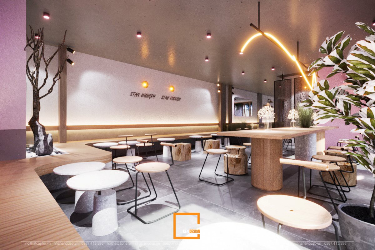 thiết kế nội thất quán cafe Le Petit Moment
