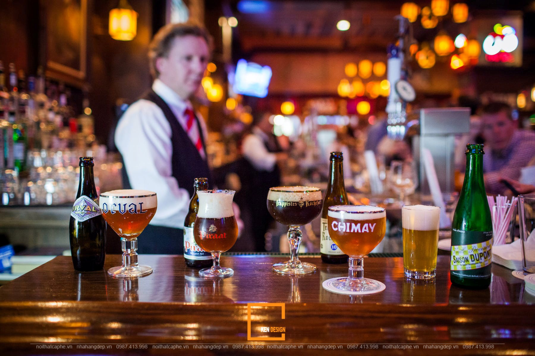 thiết kế quán pub