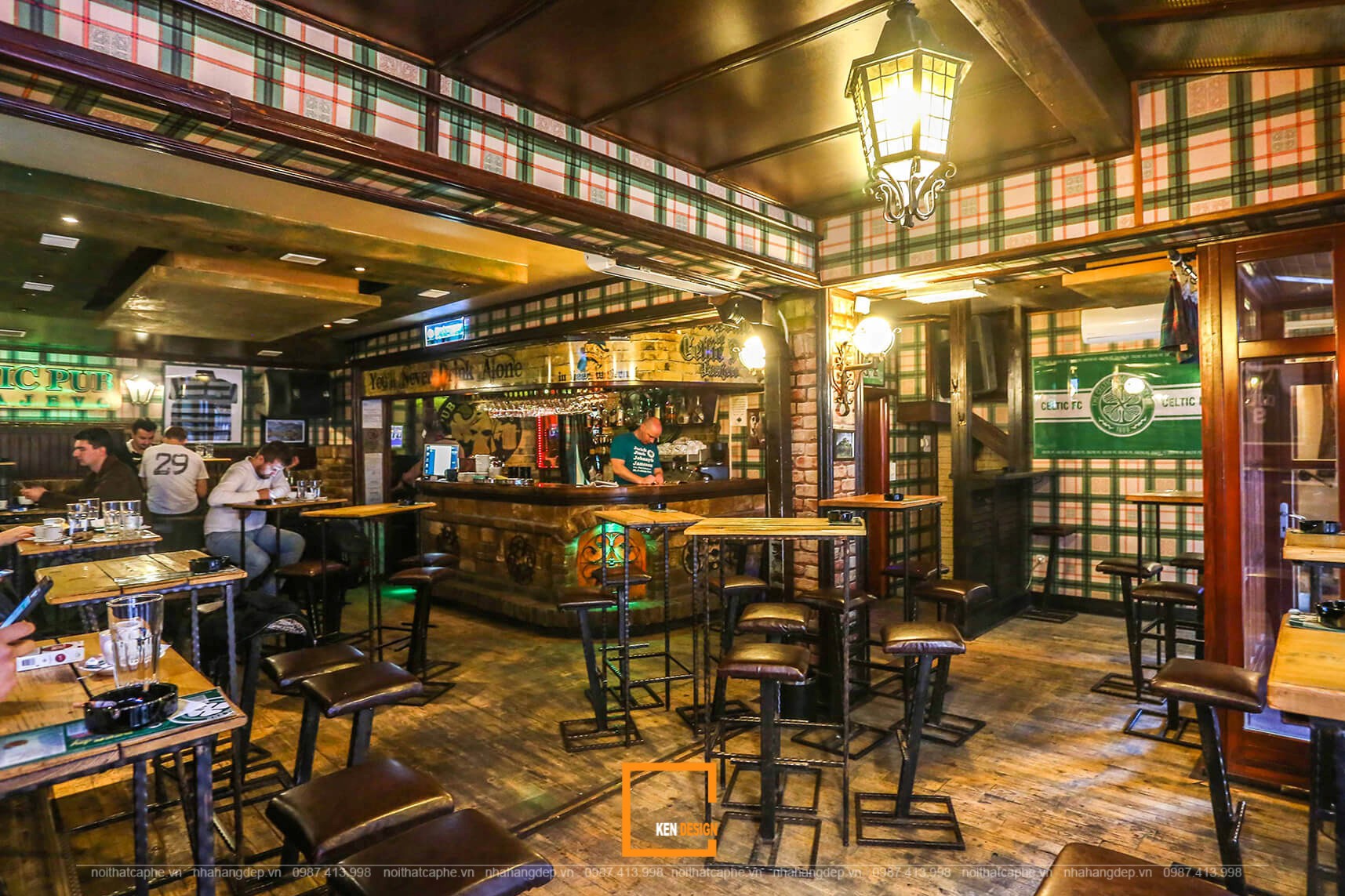 thiết kế quán pub