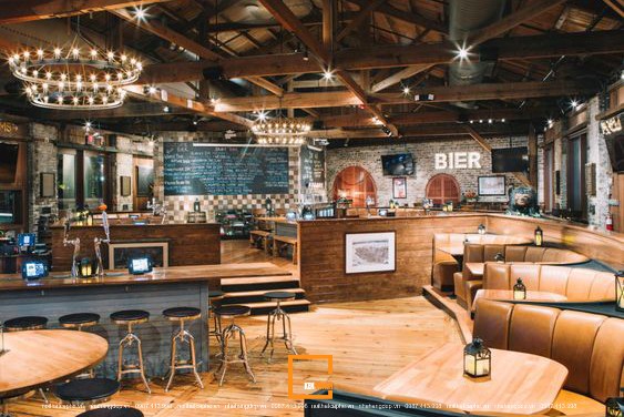 thiết kế quán pub