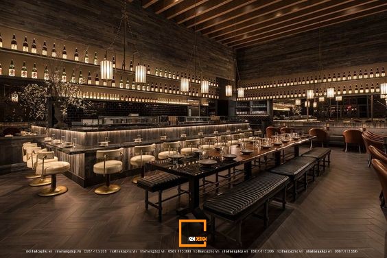 thiết kế quán pub