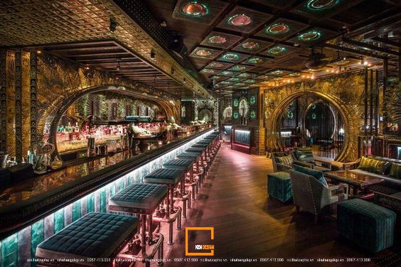 thiết kế quán pub