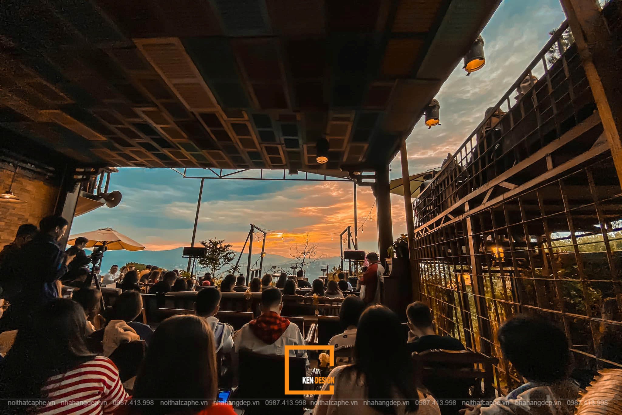 thiết kế quán cafe sự kiện