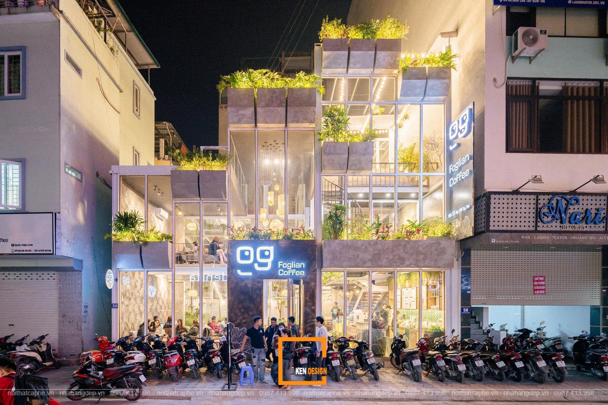 thiết kế quán cafe sự kiện