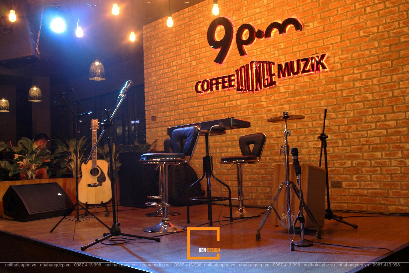 thiết kế quán cafe sự kiện