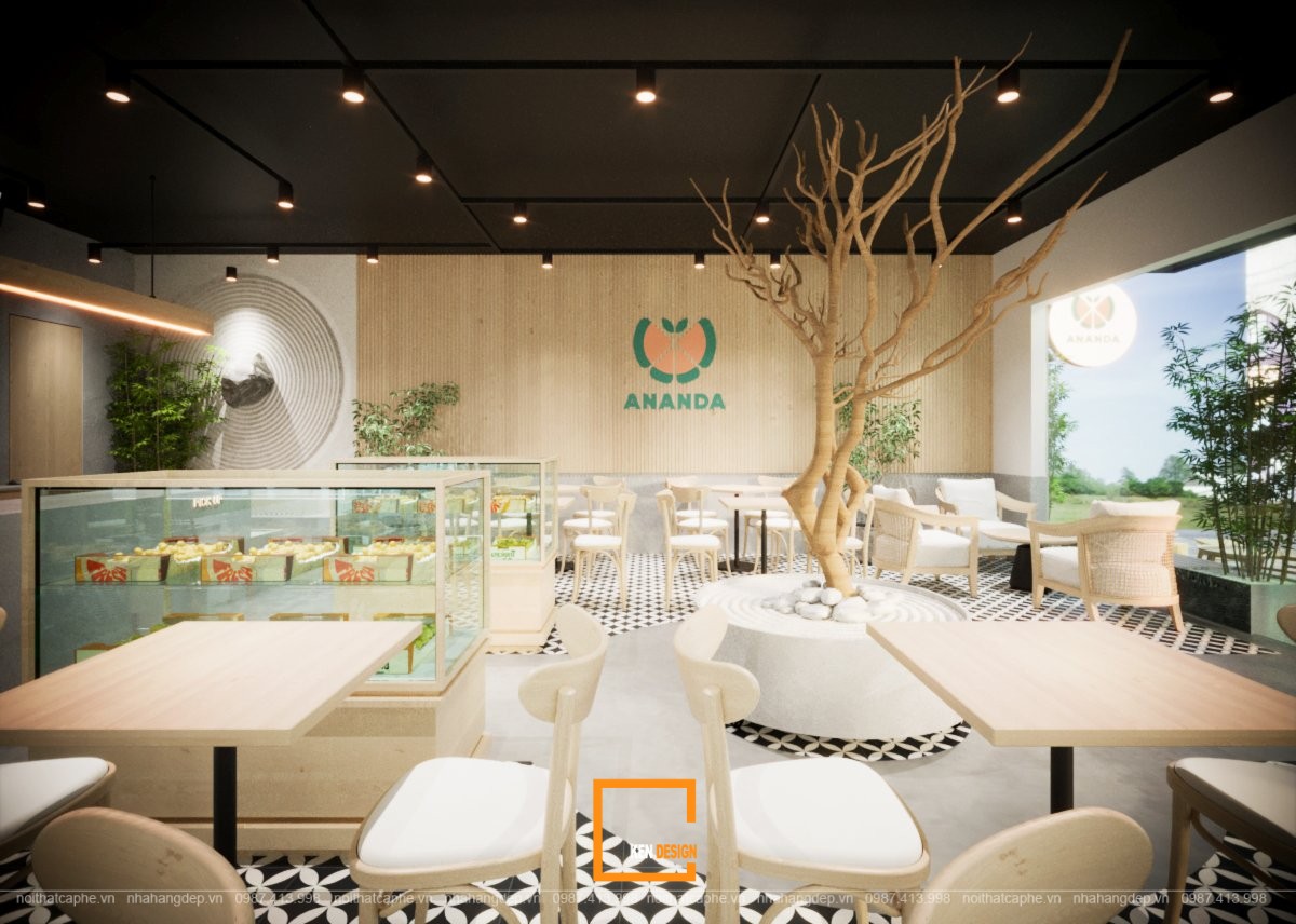 nội thất quán Ananda Ecopark