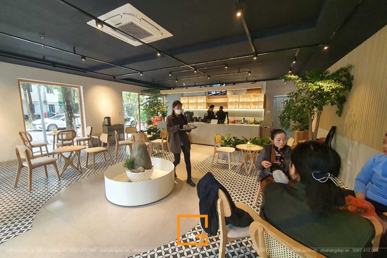 thi công nội thất quán Anada Ecopark