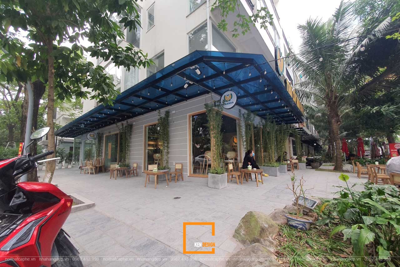 thi công nội thất quán Anada Ecopark
