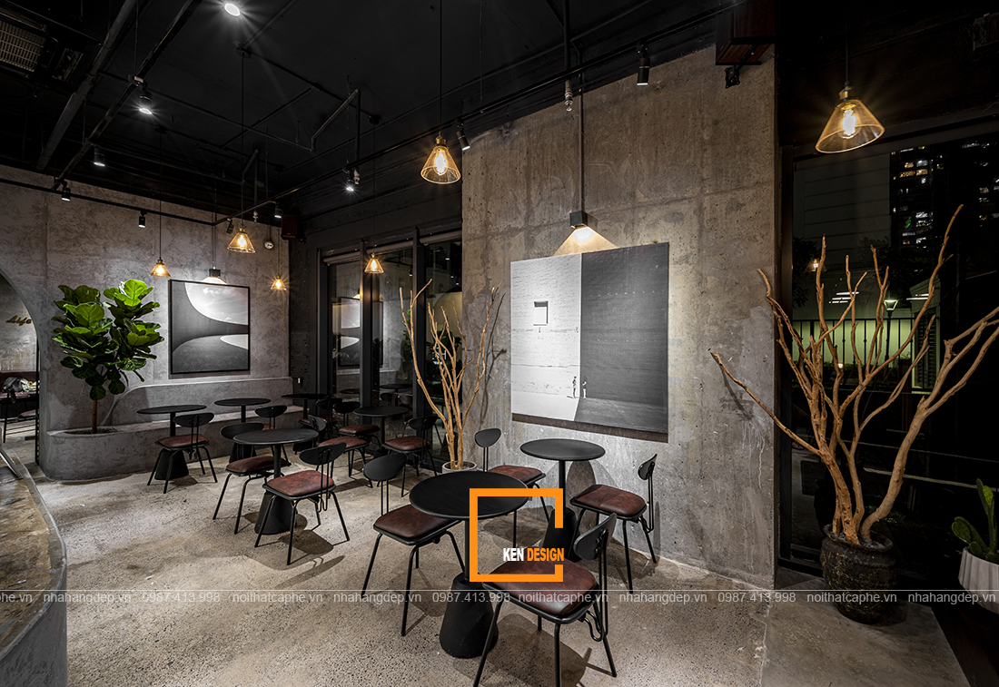 thiết kế quán cafe phong cách