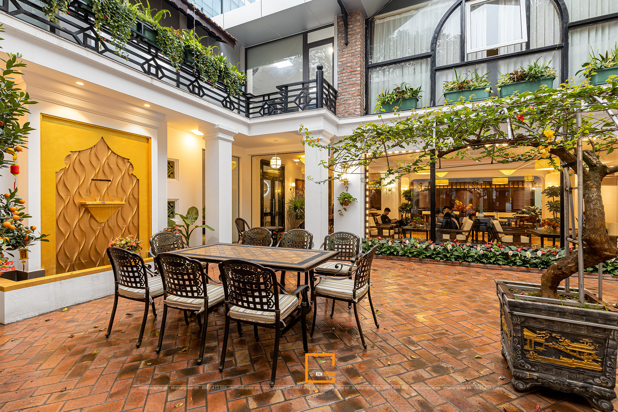 thiết kế quán cafe phong cách
