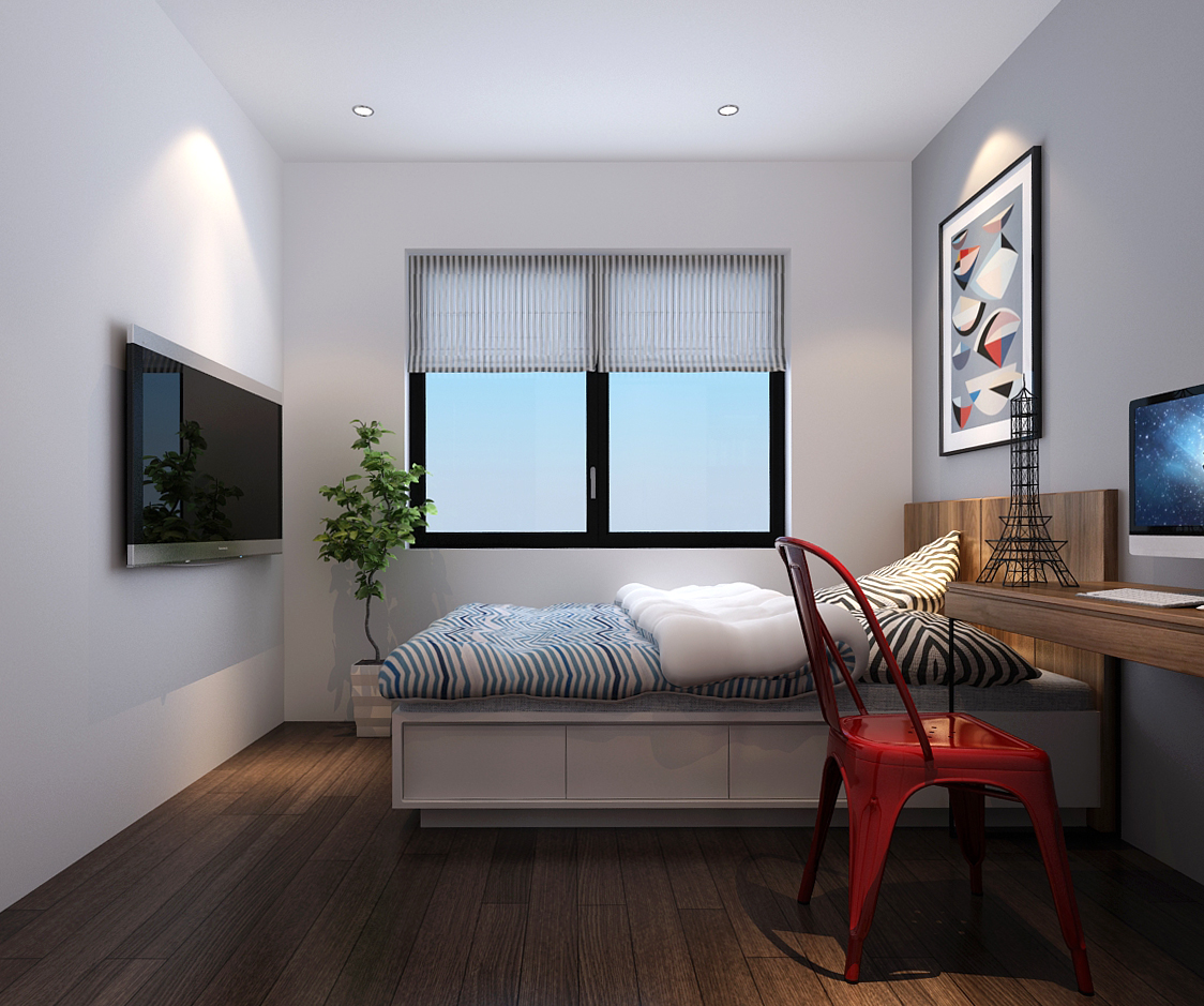 thiết kế homestay chung cư flc phạm hùng