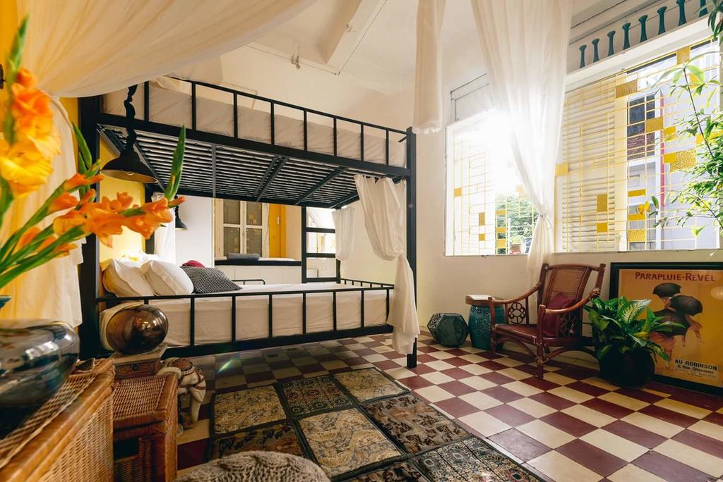 phong cách trang trí phòng ngủ homestay
