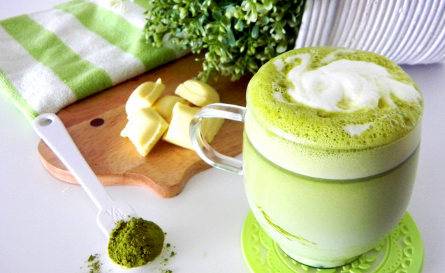 trang trí matcha đá xay