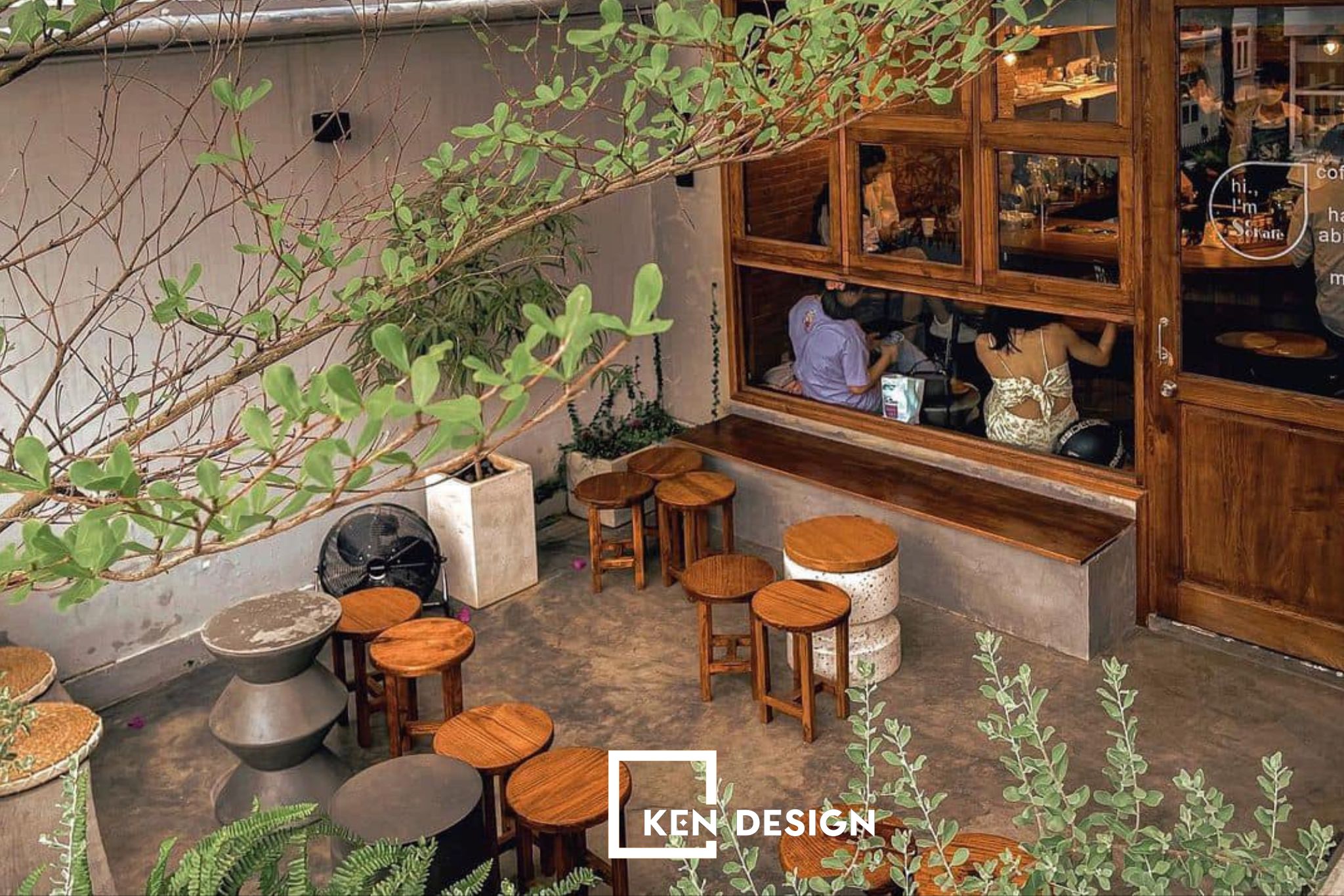 tone màu chủ đạo - quán soo kafe coffee