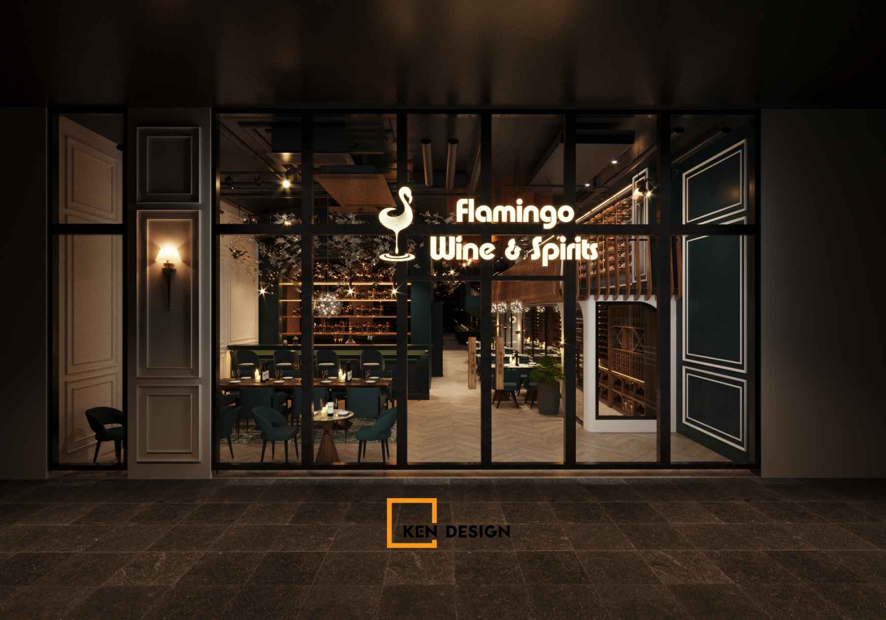Khám phá thiết kế Nhà hàng rượu vang FLAMINGO tại Philippines