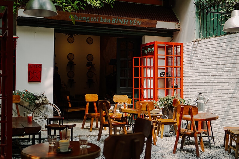 ​Thiết kế Tiny Post Cafe Trường Chinh 