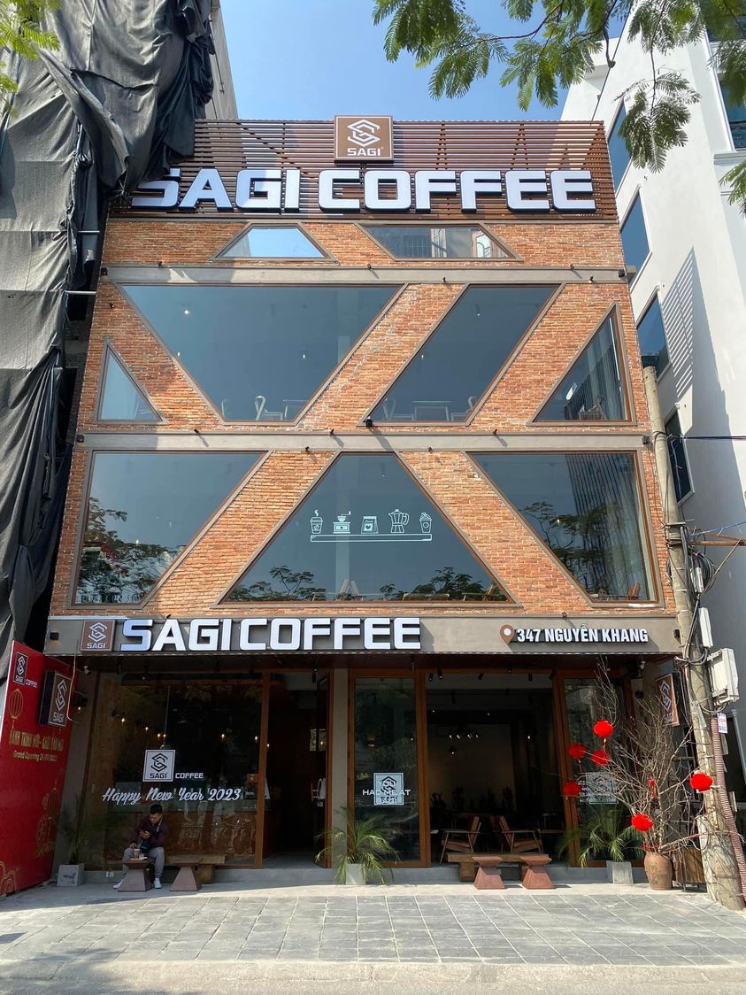 Thiết kế SaGi Coffee - Cảm hứng từ phong cách Industrial