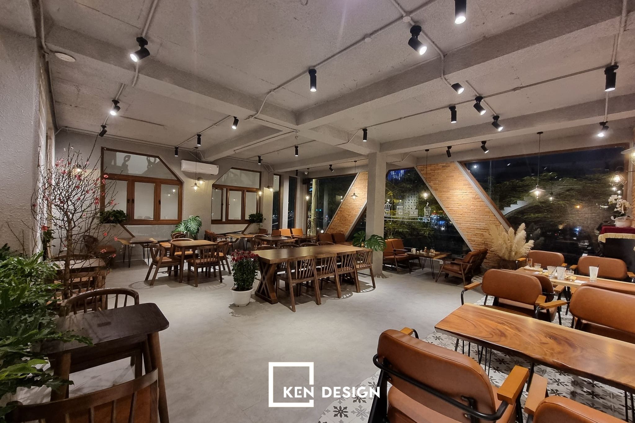 Thiết kế SaGi Coffee - Cảm hứng từ phong cách Industrial