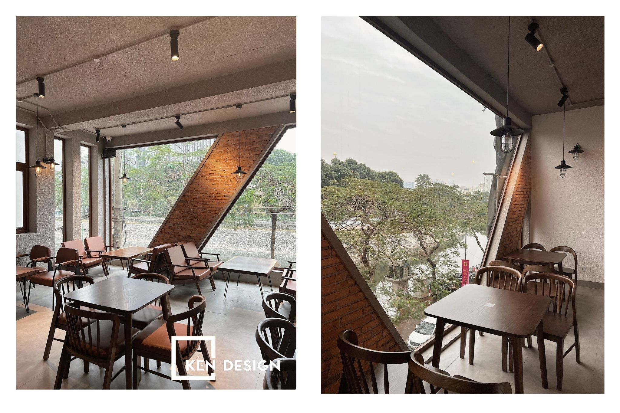 Thiết kế SaGi Coffee - Cảm hứng từ phong cách Industrial