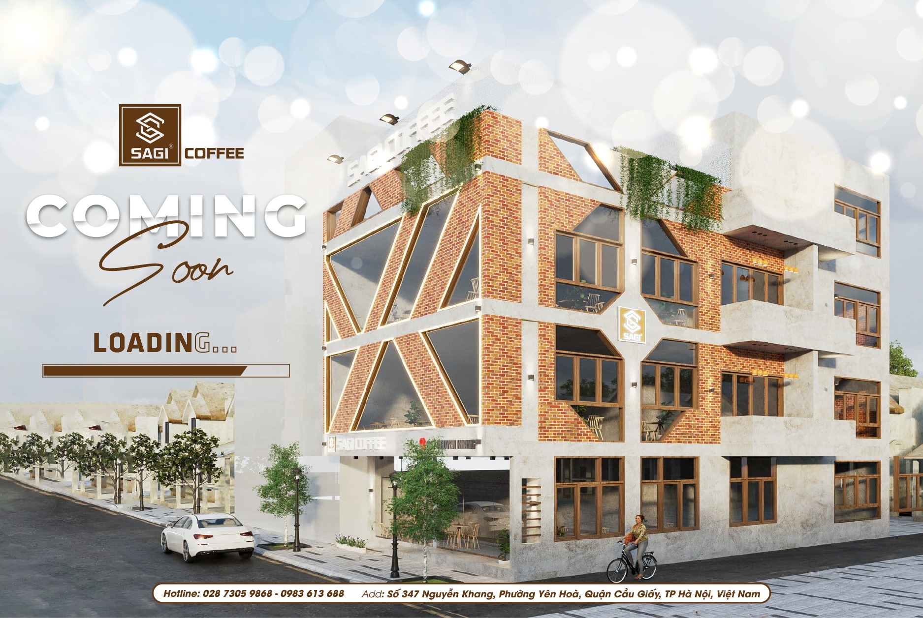 Thiết kế SaGi Coffee - Cảm hứng từ phong cách Industrial
