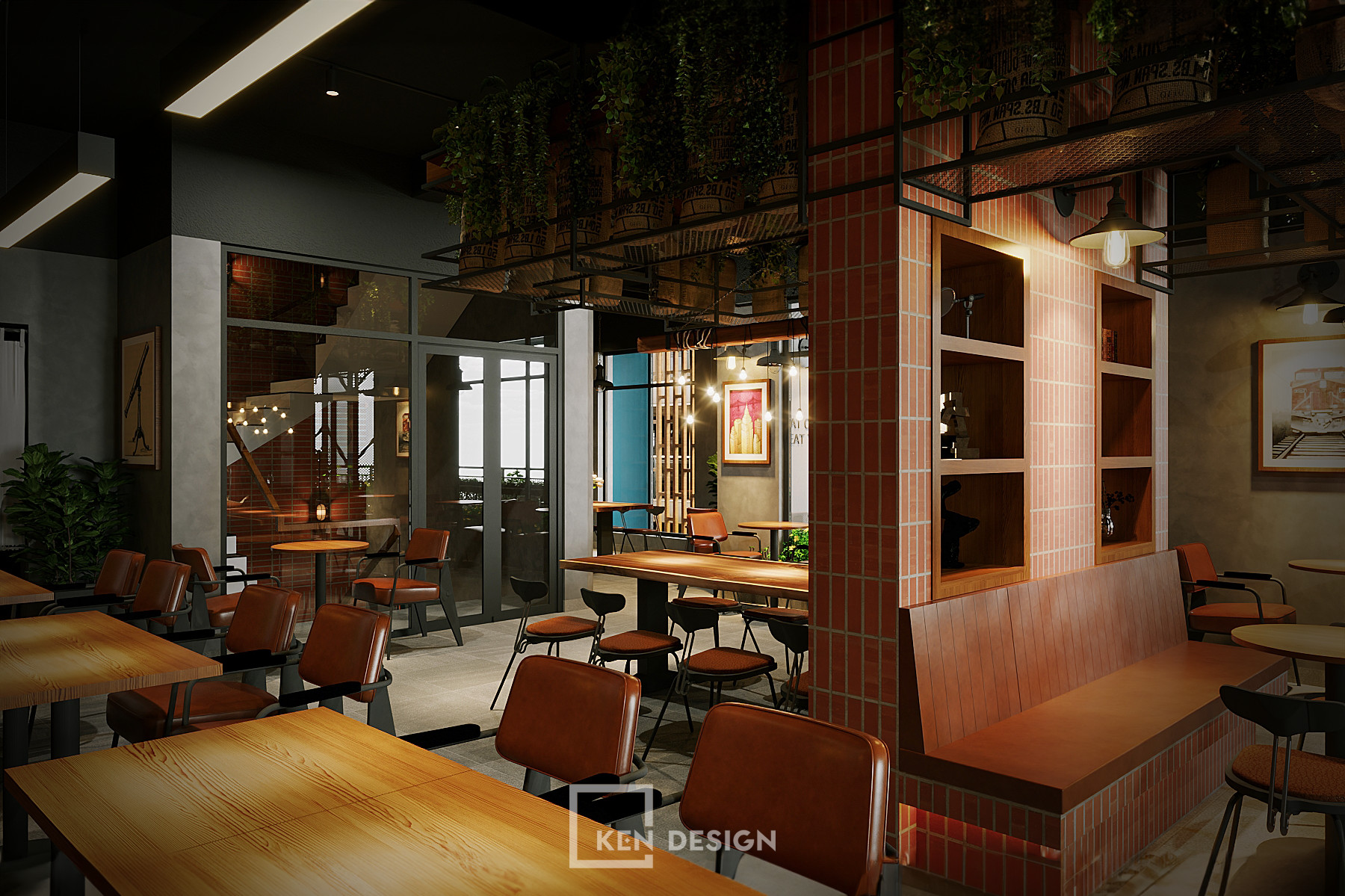 Thiết kế quán cafe K&T Quy Nhơn -Bình Định