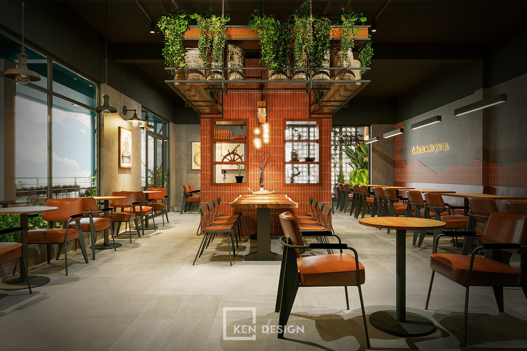 Thiết kế quán cafe K&T Quy Nhơn -Bình Định