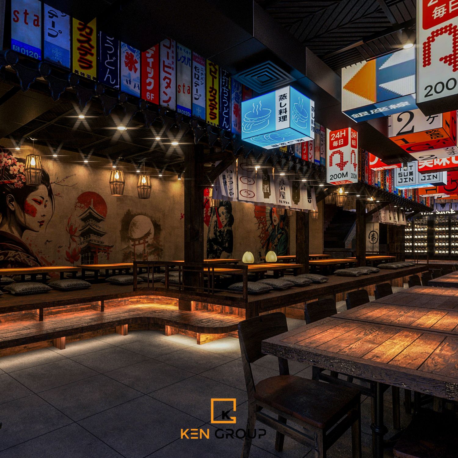 Thiết kế nhà hàng The Sake