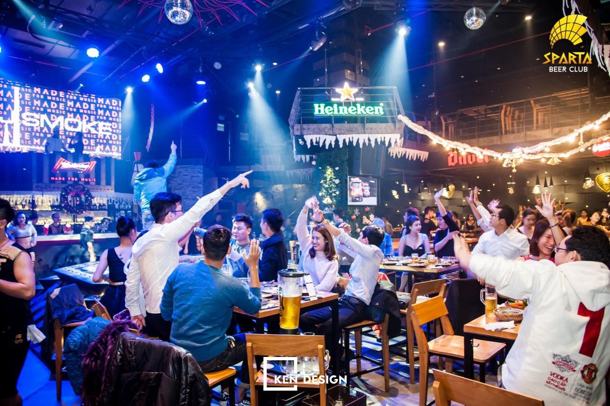 lưu ý thiết kế nhà hàng beer club