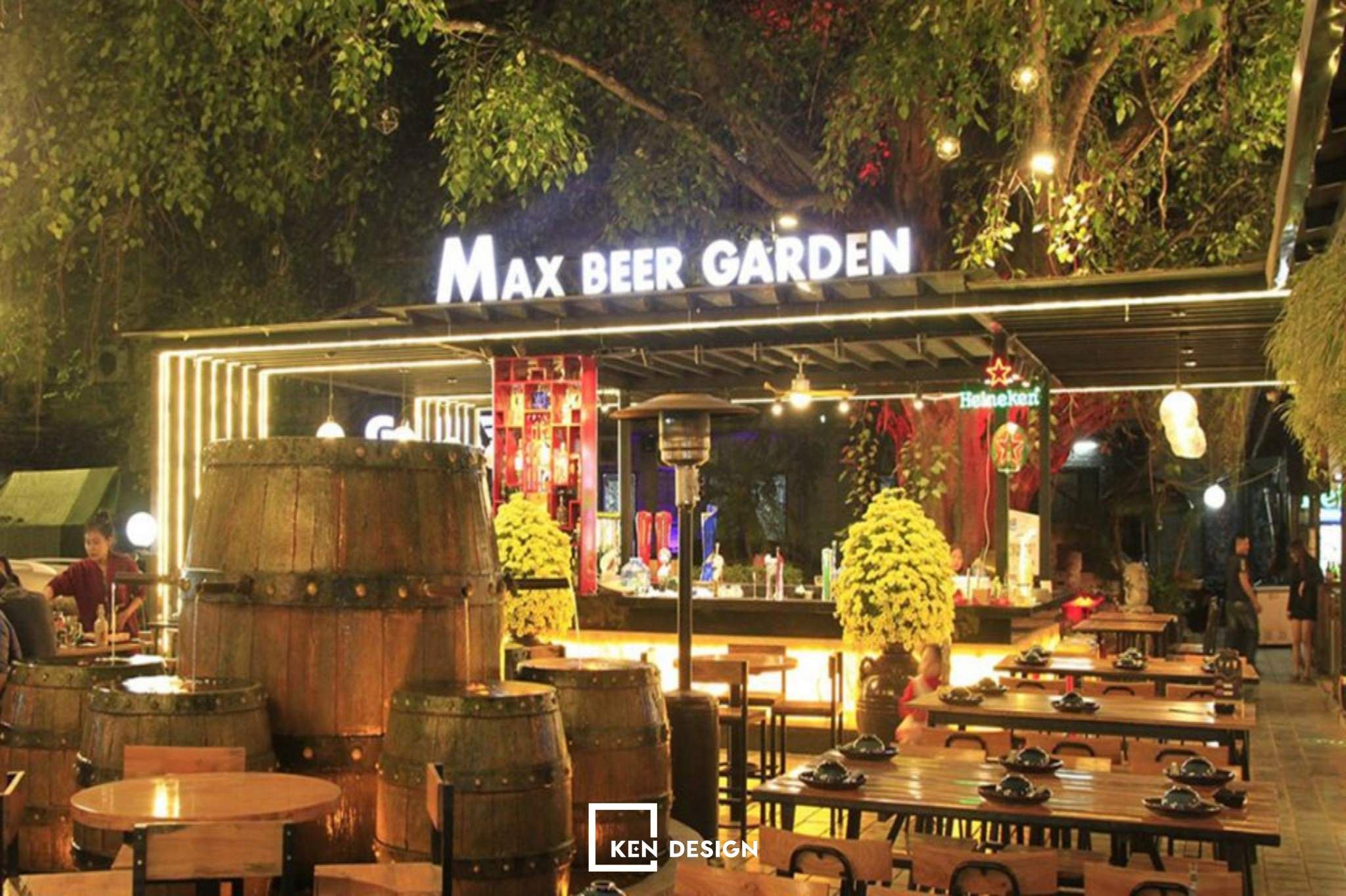 mẫu thiết kế nhà hàng beer club