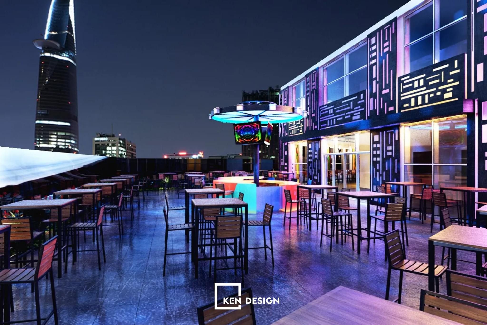 mẫu thiết kế nhà hàng beer club