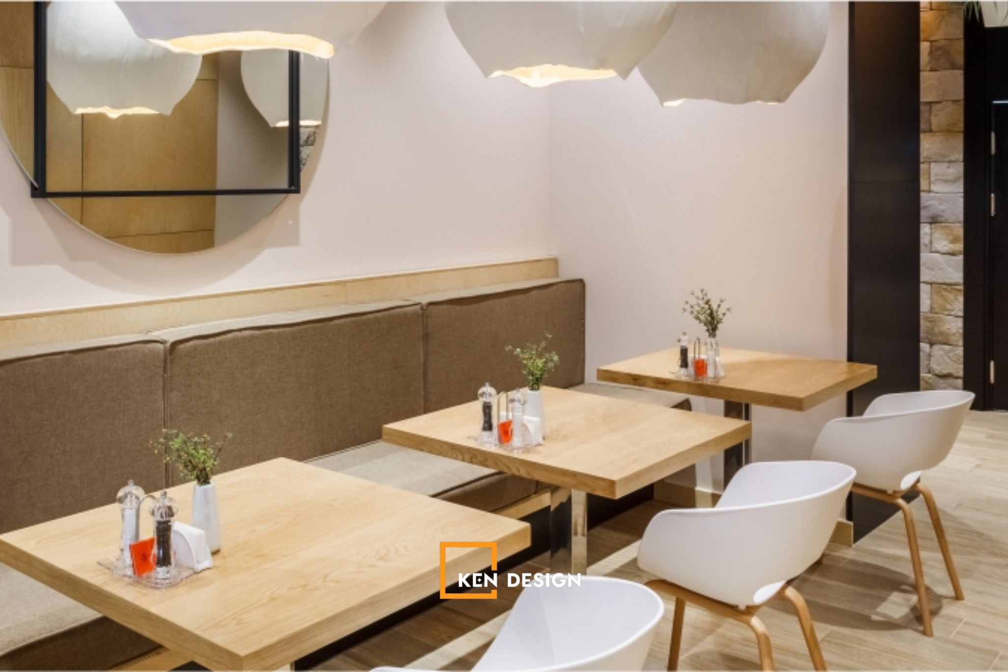 Phong cách minimalism cho quán cafe diện tích nhỏ
