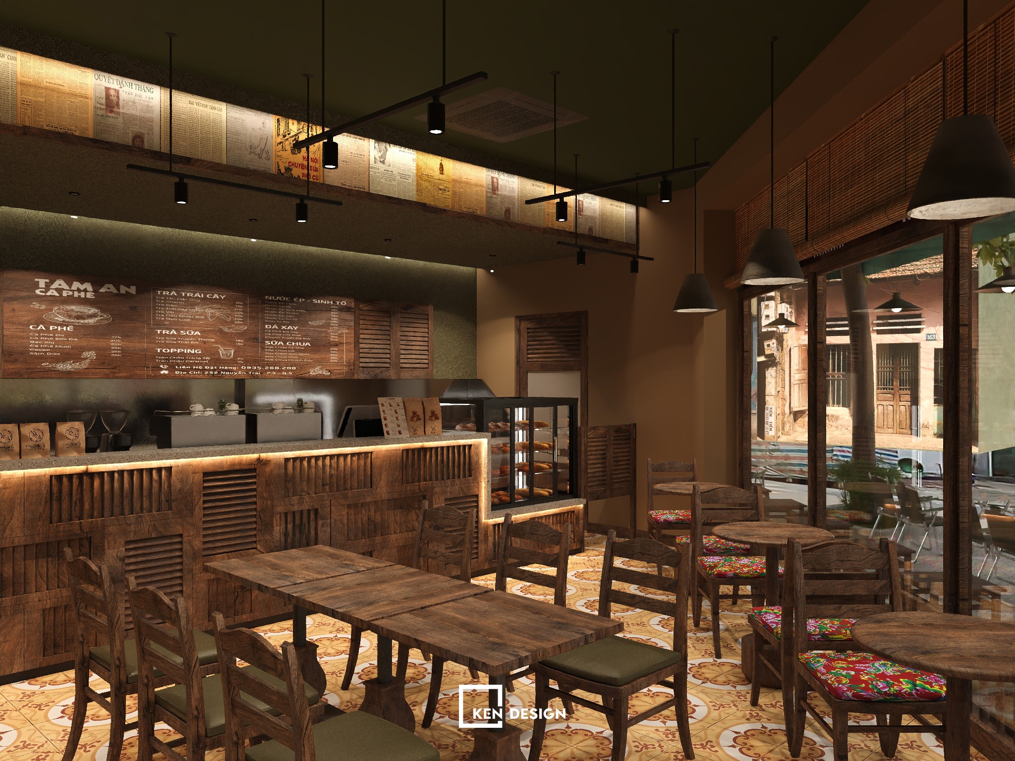 5 kinh nghiệm xương máu khi thi công quán cafe vintage