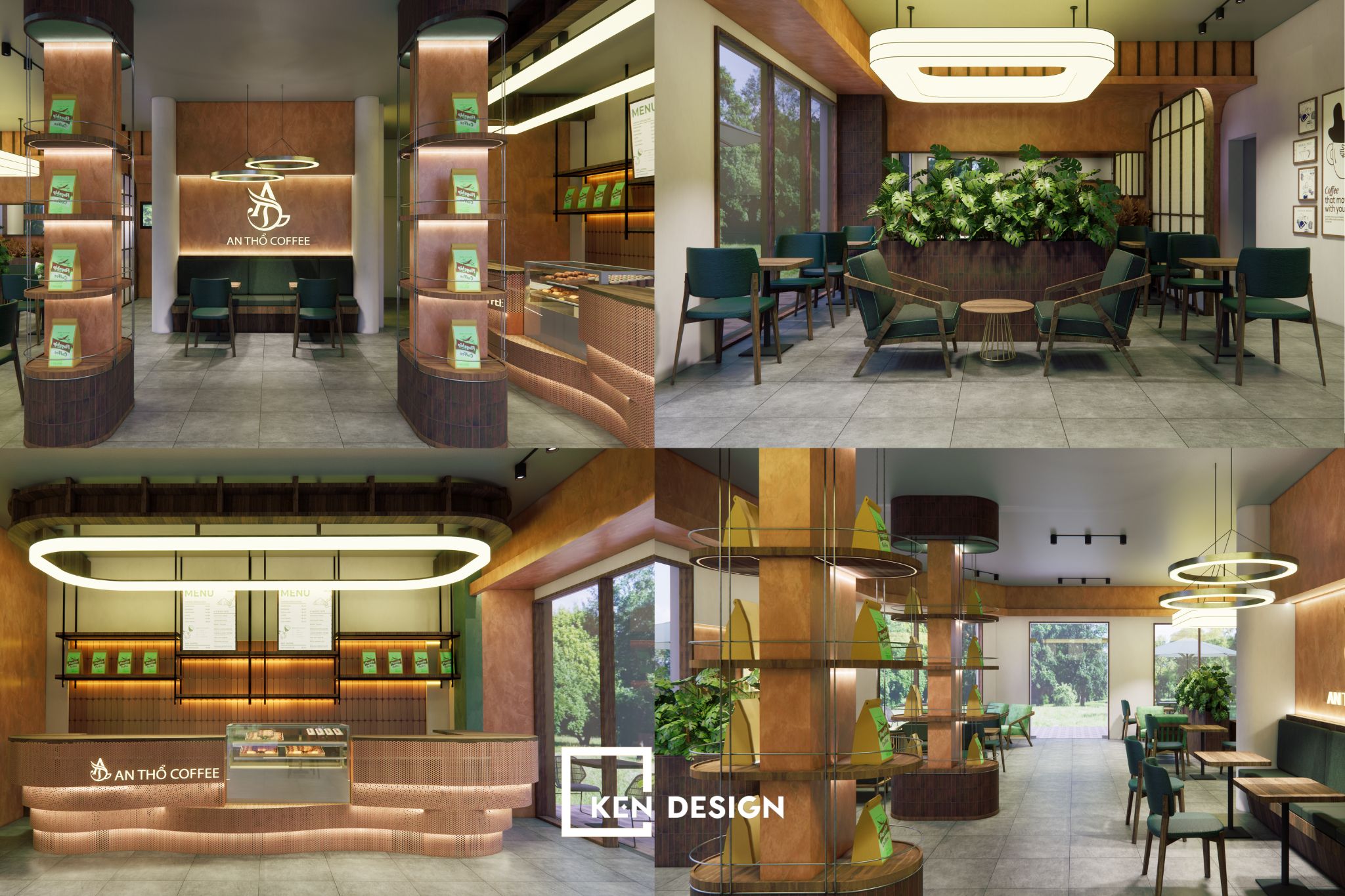 Thi công quán cafe An Thổ